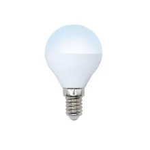 Volpe LED-G45-9W/NW/E14/FR/NR картон Лампочка светодиодная 